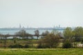 The panorama of old town of Venice from St. Juilian\'s park