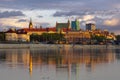 Panorama of old town of Warsaw