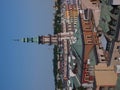 Panorama of old Zamosc, Poland Royalty Free Stock Photo