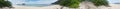 Panorama of one of fijis islands Royalty Free Stock Photo