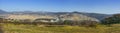 Panorama of the open-pit with mullock hill behind, Bor, Serbia