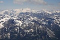 Panorama opening from Kitzsteinhorn, Ski resort slope, Kaprun, Austria