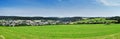 Panorama of the Ore Mountains (Saxony / Germany) Royalty Free Stock Photo