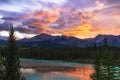 Panorama over Canadian wilderness