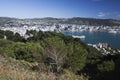 Panorama over Lambton Harbour seen from Mount Victoria Royalty Free Stock Photo