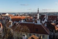 Old Tallinn, city walls, towers, churches. Estonia Royalty Free Stock Photo