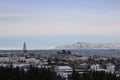 Panorama over Reykjavik Royalty Free Stock Photo
