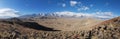 Panorama Overlooking The Alabama Hills To The High Sierra Nevada Mountains Royalty Free Stock Photo