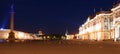 Panorama of Palace square, St. Petersburg, Russia