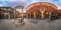 Panorama of Palazzo della Ragione and Piazza dei Mercanti