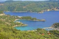Panorama of Paleokastritsa, Corfu Royalty Free Stock Photo