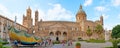 Panorama of Palermo Cathedral Royalty Free Stock Photo