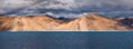 Panorama of Pangong Tso Lake