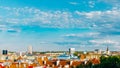 Panorama Panoramic Scenic View Cityscape City Town Royalty Free Stock Photo