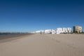 Panorama. Panoramic view of the beautiful Valdelagrana beach, located in El Puerto de Santa MarÃÂ­a, in the province of Cadiz,