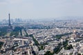 Panorama of Paris with eiffel tower