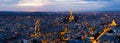 Panorama of Paris from the Montparnasse Tower.