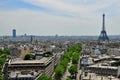 Panorama of Paris Royalty Free Stock Photo