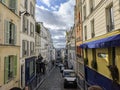 Panorama of Paris, view from the hill of Montmartre in Paris France. Royalty Free Stock Photo