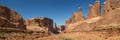 Panorama of Park Avenue in Arches Royalty Free Stock Photo