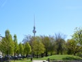 Panorama and Park in the Neighborhood Mitte, Berlin