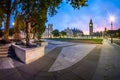 Panorama of Parliament Square and Queen Elizabeth Tower