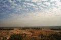 Panorama of partially restored Babylon ruins, Iraq Royalty Free Stock Photo