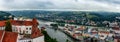 Panorama of Passau, Bavaria, Germany. Danube, travel Royalty Free Stock Photo