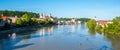 Panorama Passau in Germany Bavaria Royalty Free Stock Photo