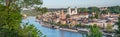 Panorama Passau in Germany in the spring Royalty Free Stock Photo