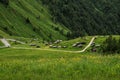 Panorama at Passo Fedaia, Val di Fassa, Dolomites