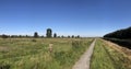 Panorama from a path through Lauwersmeer National Park
