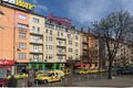 Panorama of Patriarh Evtimiy Boulevard in Sofia, Bulgaria Royalty Free Stock Photo