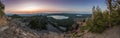 Panorama of Paulina Peak View Royalty Free Stock Photo