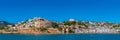 Panorama Peniscola Spain view to Cerromar and south beach Royalty Free Stock Photo