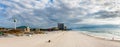 Panorama of Pensacola beach east of the pier