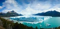 Panorama of Perito Moreno Glacier located in Los Glaciares National Park Royalty Free Stock Photo