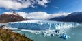 Panorama of the Perito Moreno Glacier Royalty Free Stock Photo