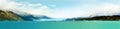 Panorama of The Perito Moreno Glacier Royalty Free Stock Photo