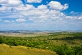 Panorama of Pester plateau landscape Royalty Free Stock Photo