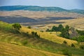 Panorama of Pester plateau landscape Royalty Free Stock Photo