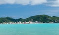 Panorama of Philipsburg Sint Maarten