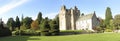 Panorama photo of Crathes Castle Royalty Free Stock Photo