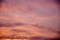 Panorama photo twilight sky background. Colorful Sunset sky and cloud Royalty Free Stock Photo