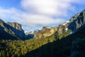 panorama photo of yosemite national park Royalty Free Stock Photo