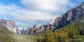 panorama photo of yosemite national park view Royalty Free Stock Photo