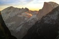 panorama photo of yosemite national park view Royalty Free Stock Photo