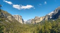 panorama photo of yosemite national park view Royalty Free Stock Photo