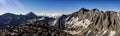 Panorama Photograph. Colorado Rocky Mountains, Sangre de Cristo Range Royalty Free Stock Photo