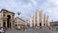 Panorama of Piazza del Duomo, Milan